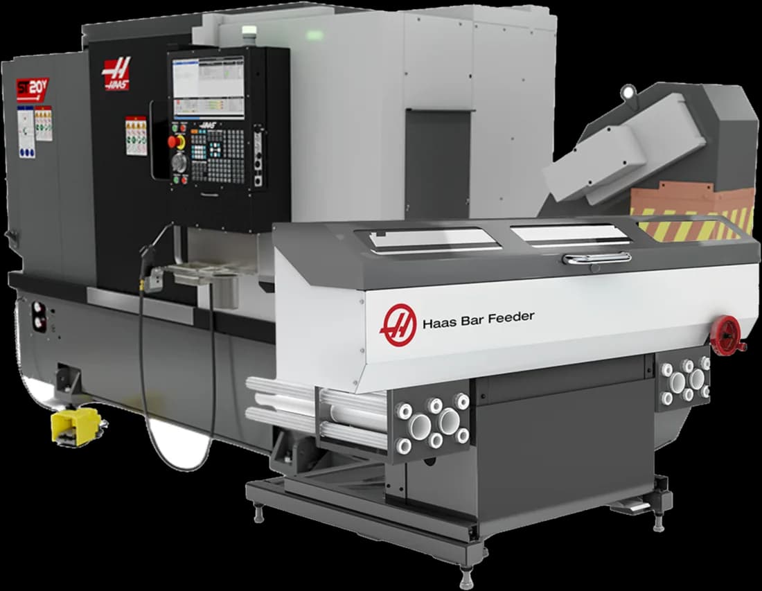 Haas ST-20Y + Bar Feeder V2
