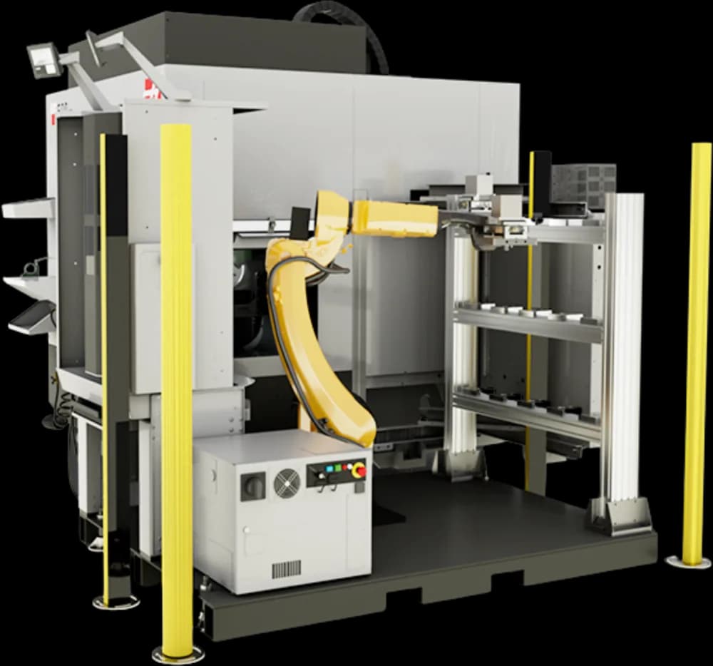 Haas UMC-500SS + Robotic Pallet Loader