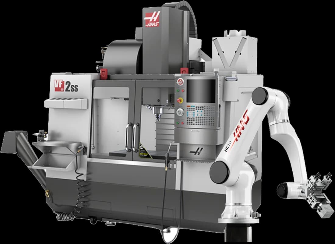 Haas VF-2SS + Cobot